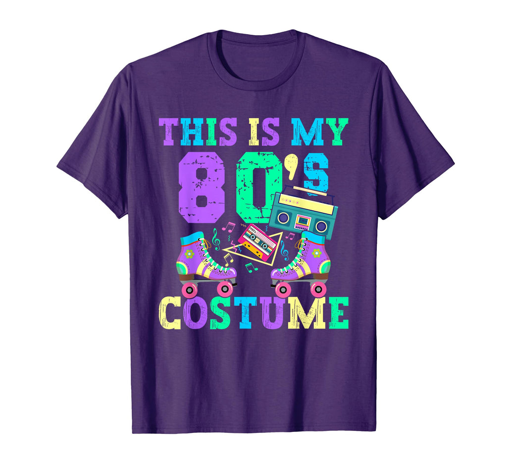 Roller Skates This Is My 80S Costume T-Shirt - Trendy Graphic for Adults - T-Shirt, Sweatshirt, Hoodie