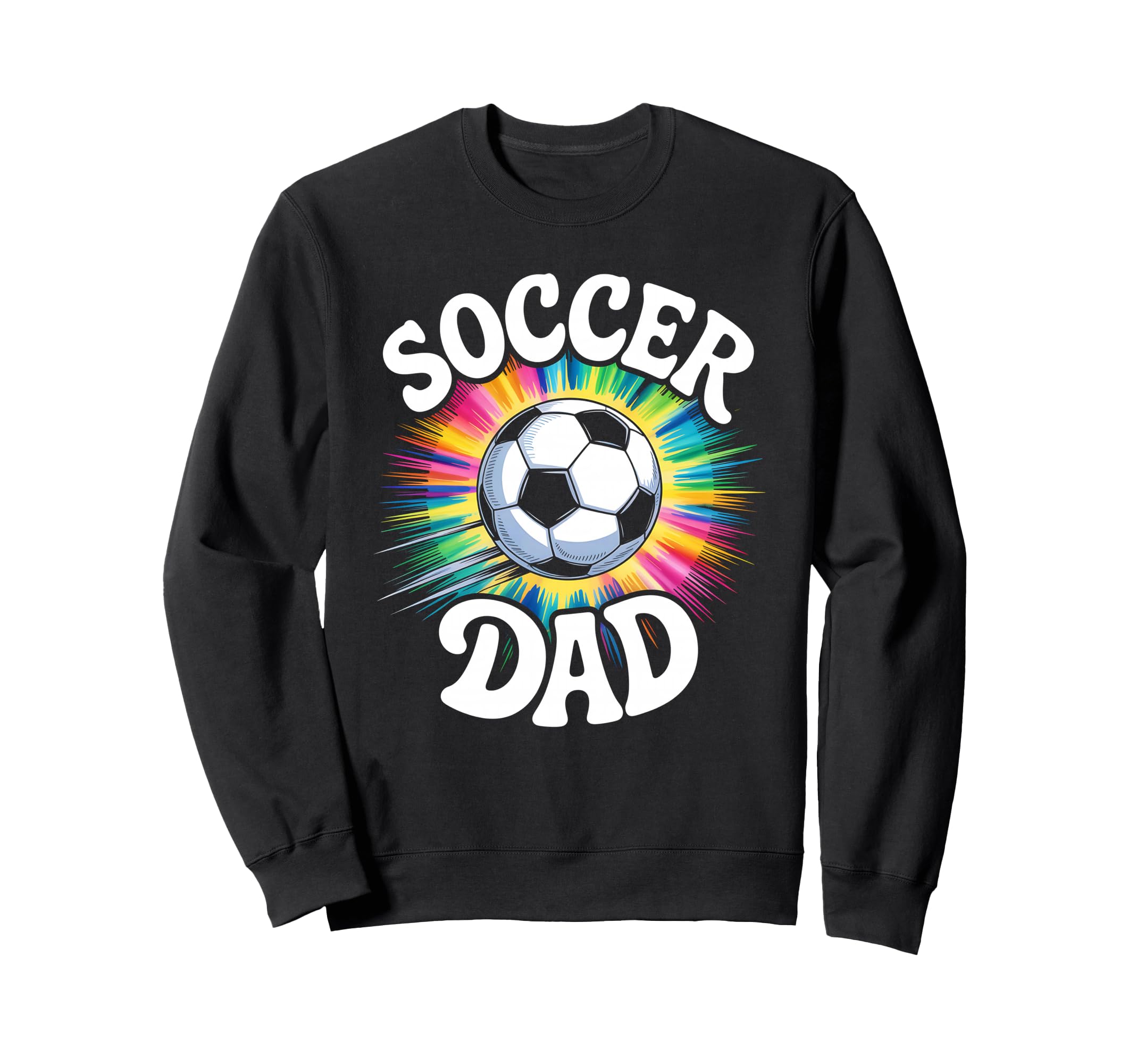 Soccer Dad Tie Dye Spirit Family Sweatshirt - Trendy Graphic Men Women - T-Shirt, Sweatshirt, Hoodie