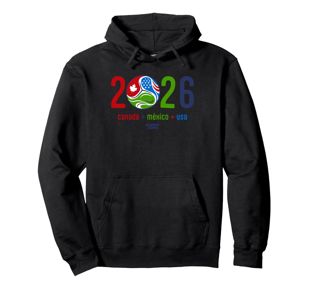 Superfan Global Cup 2026 Host Nations Hoodie - Custom Art Print Men Women - T-Shirt, Sweatshirt, Hoodie
