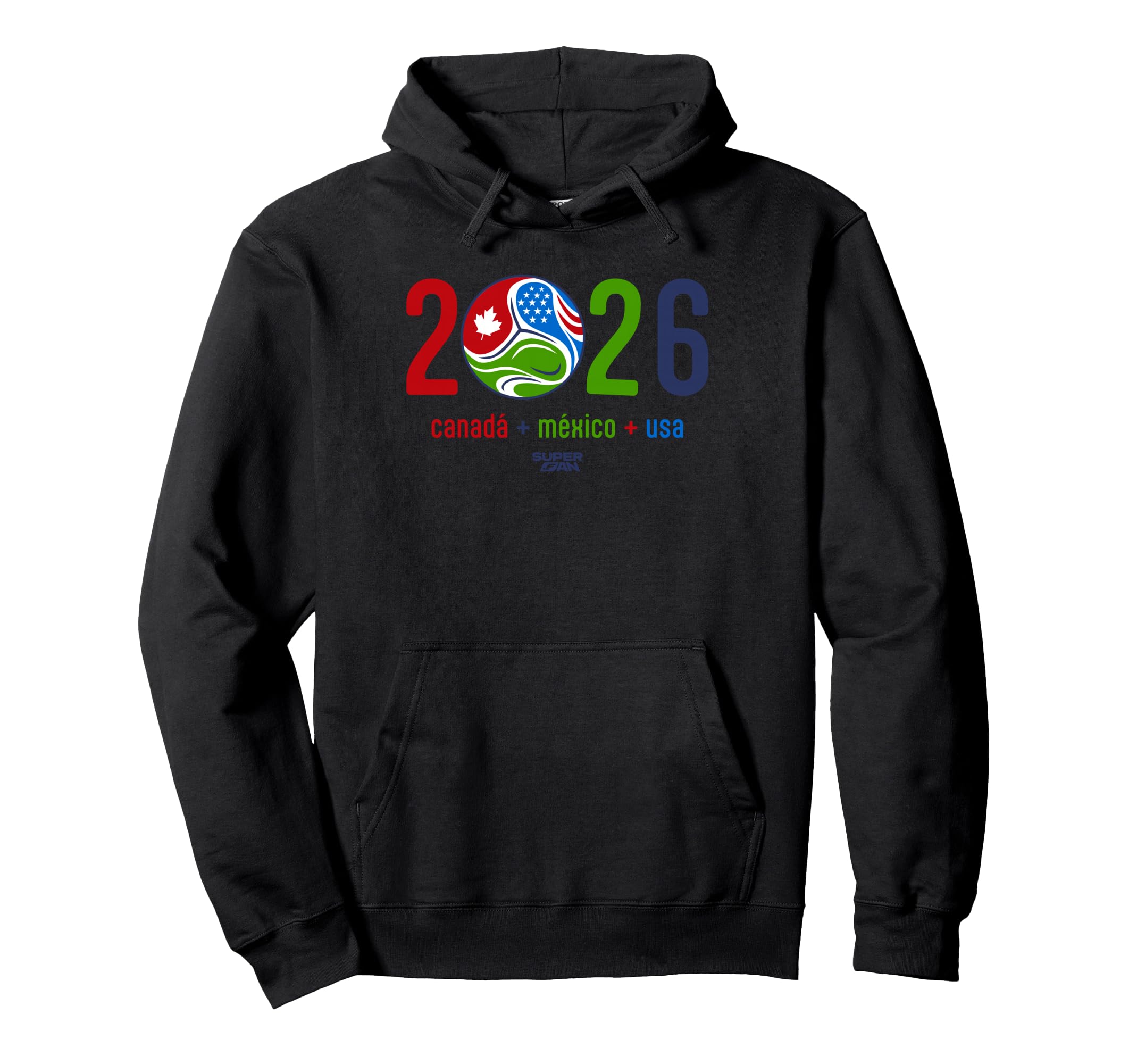 Superfan Global Cup 2026 Host Nations Hoodie - Novelty Apparel Men Women - T-Shirt, Sweatshirt, Hoodie