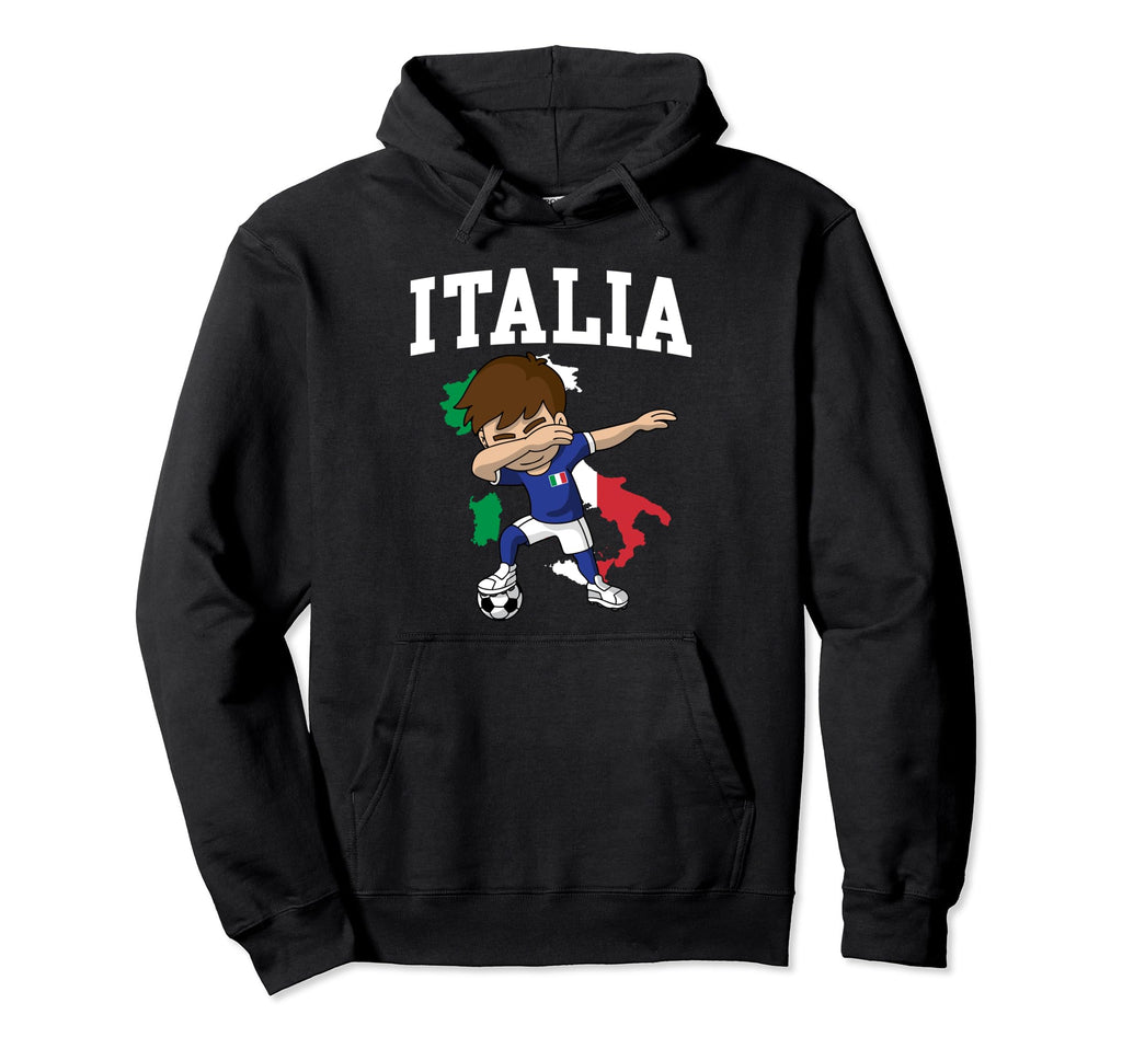 Italia Soccer Italian Italy Flag Map Hoodie - Trendy Graphic Men Women - T-Shirt, Sweatshirt, Hoodie