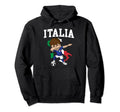 Italia Soccer Italian Italy Flag Map Hoodie - Trendy Graphic Men Women - T-Shirt, Sweatshirt, Hoodie