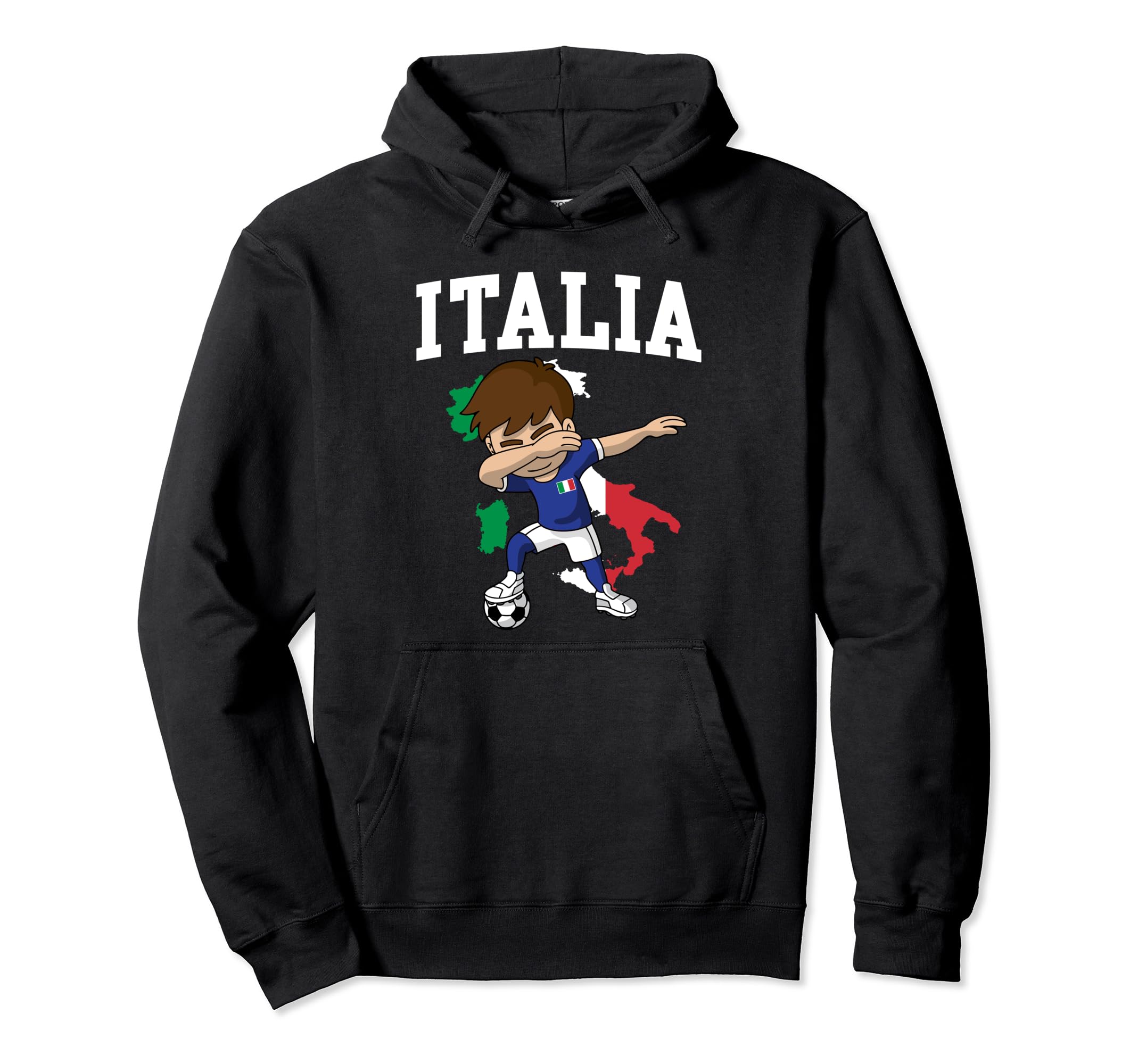 Italia Soccer Italian Italy Flag Map Hoodie - Minimalist Print for Adults - T-Shirt, Sweatshirt, Hoodie