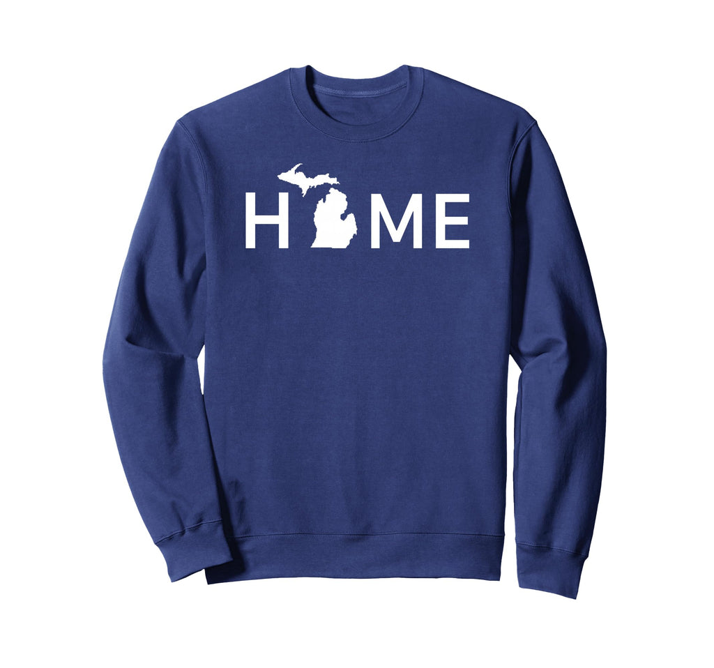 Michigan Home Love U S American State Sweatshirt - Minimalist Print Unisex - T-Shirt, Sweatshirt, Hoodie