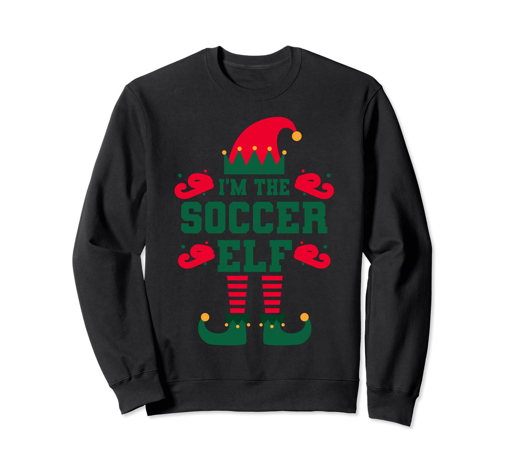 Matching Family Im Soccer Elf Sweatshirt - Unique Graphic Men Women - T-Shirt, Sweatshirt, Hoodie