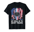 Goalie My Goal Is To Deny Yours Ice T-Shirt - Streetwear Style for Adults - T-Shirt, Sweatshirt, Hoodie