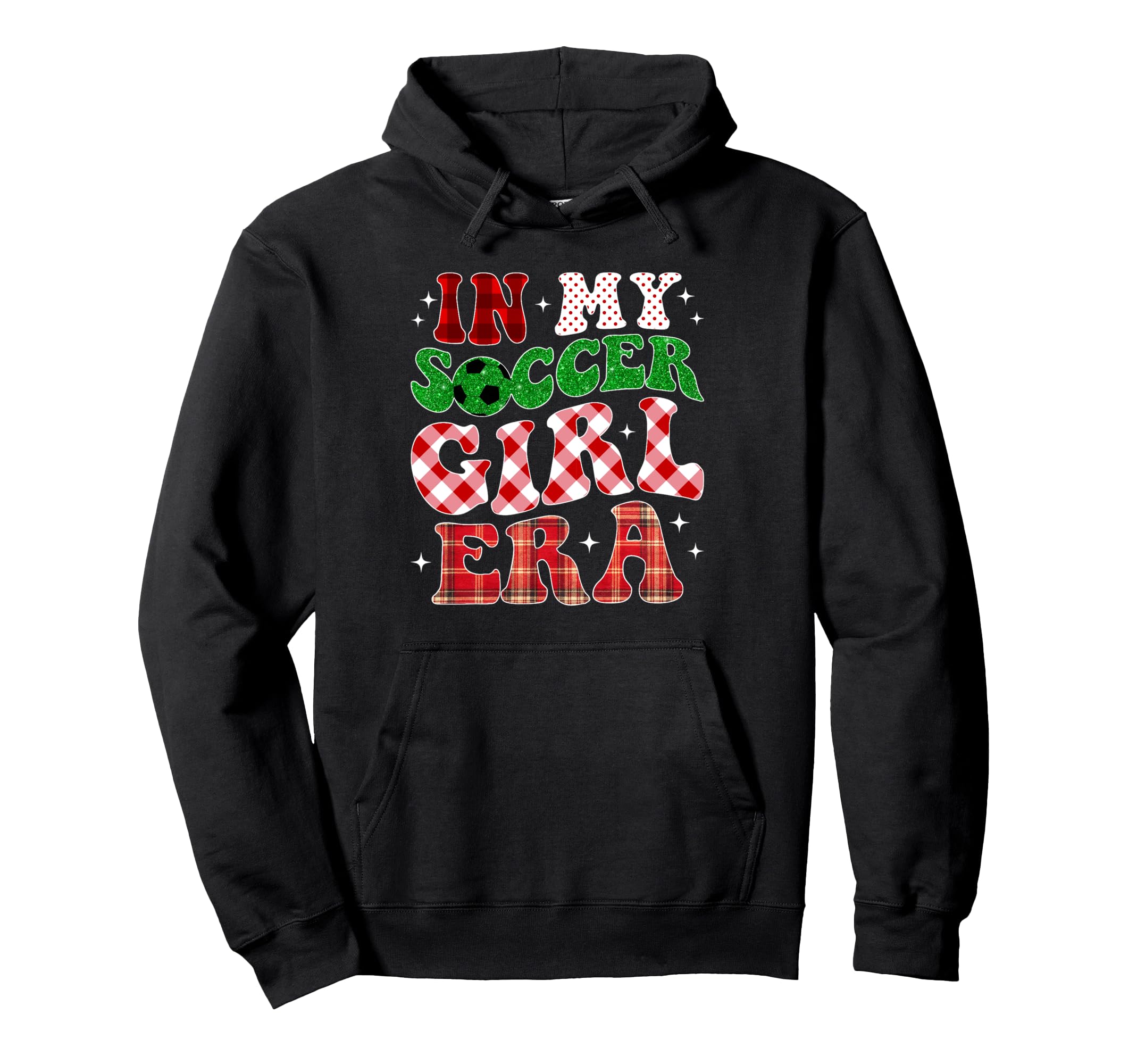 My Soccer Era Groovy Soccer Hoodie - Novelty Apparel Unisex - T-Shirt, Sweatshirt, Hoodie