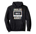 Analog Addict Glitch Cassette Tape 80S Hoodie - Streetwear Style Men Women - T-Shirt, Sweatshirt, Hoodie