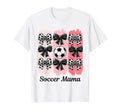 Soccer Mama Coquette Bow Soccer Mom T-Shirt - Trendy Graphic Men Women - T-Shirt, Sweatshirt, Hoodie