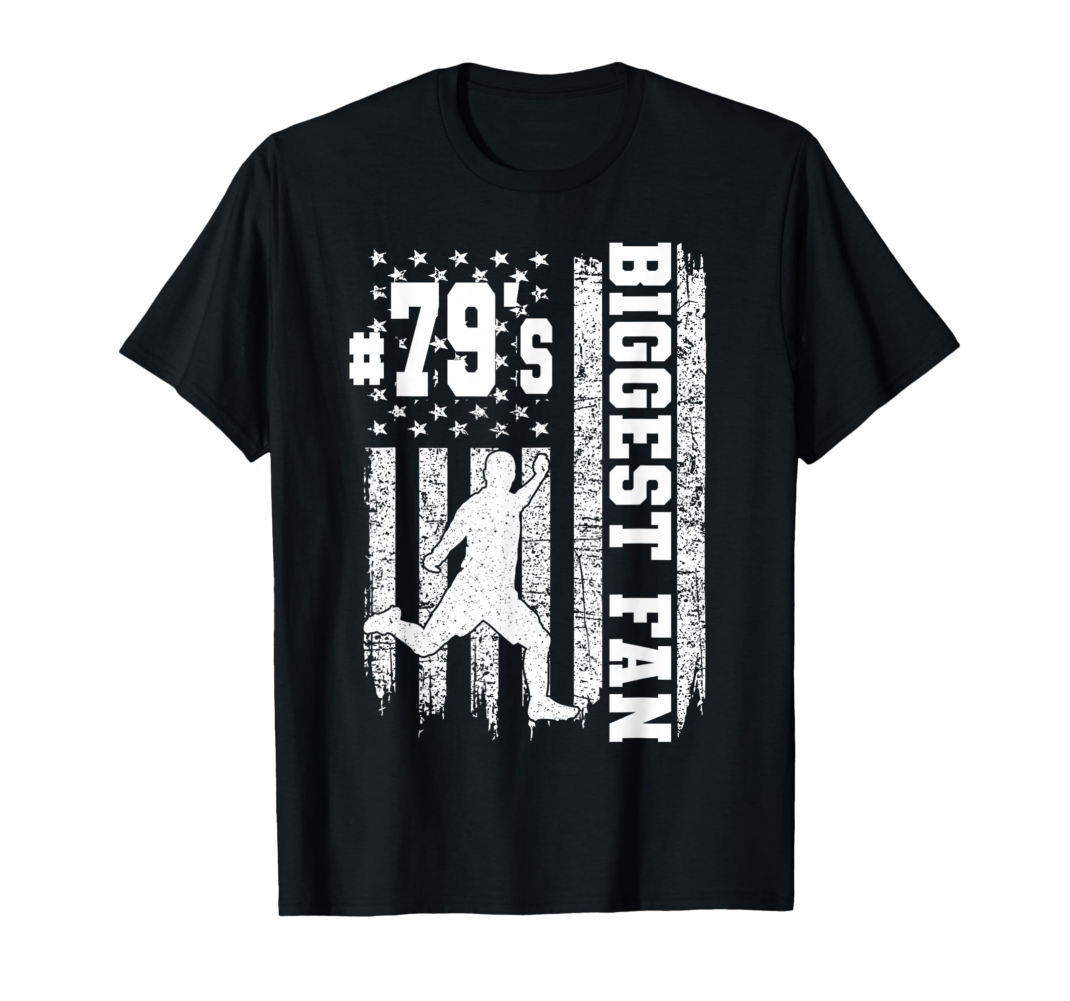 Soccer Biggest Fan Number 79 Proud T-Shirt - Novelty Apparel Unisex - T-Shirt, Sweatshirt, Hoodie