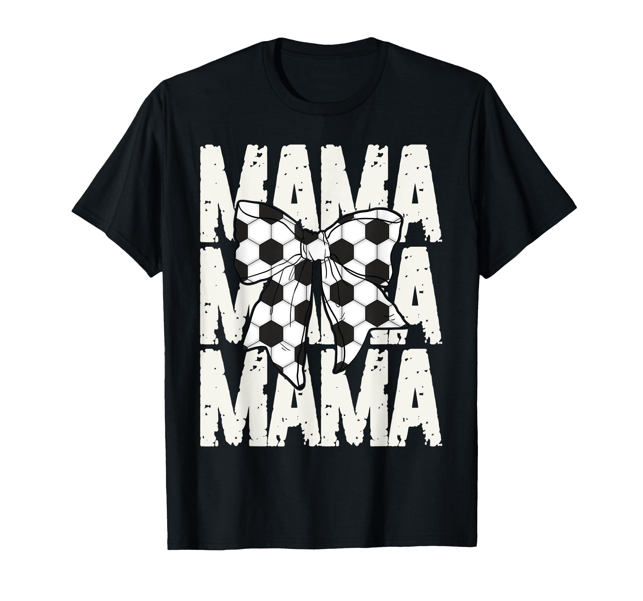 Soccer Mama Coquette Bow Sports Mom T-Shirt - Novelty Apparel Men Women - T-Shirt, Sweatshirt, Hoodie