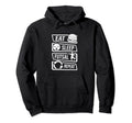 Eat Sleep Futsal Repeat Indoor Soccer Hoodie - Custom Art Print for Adults - T-Shirt, Sweatshirt, Hoodie