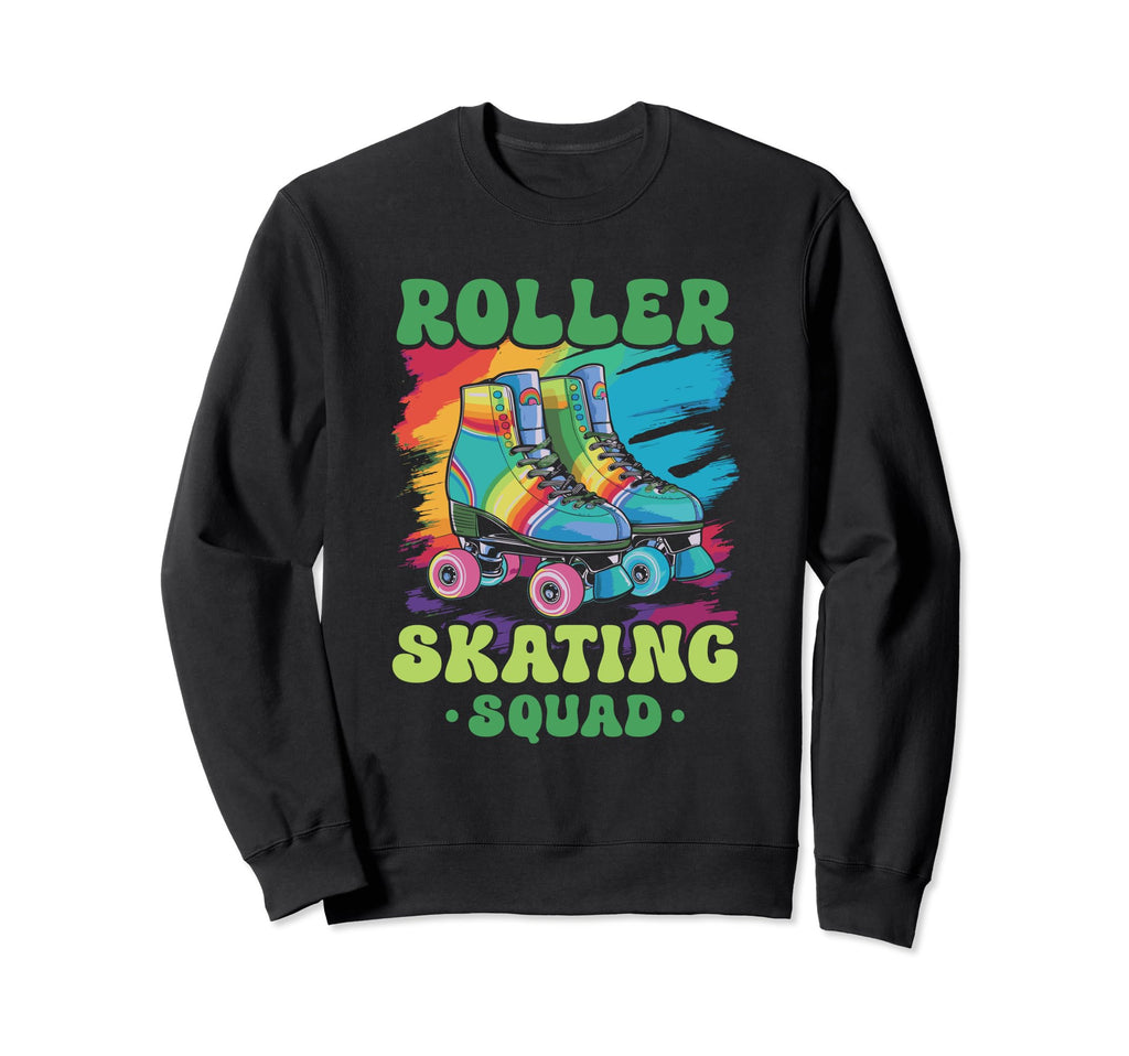 Roller Skating Squad Roller Skate Sweatshirt - Unique Graphic for Adults - T-Shirt, Sweatshirt, Hoodie