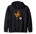 Chicken Soccer Chickens Hoodie - Streetwear Style Unisex - T-Shirt, Sweatshirt, Hoodie