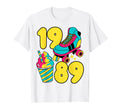 1989 Roller Skates Sweet Treats Summer 80S T-Shirt - Graphic Print Unisex - T-Shirt, Sweatshirt, Hoodie