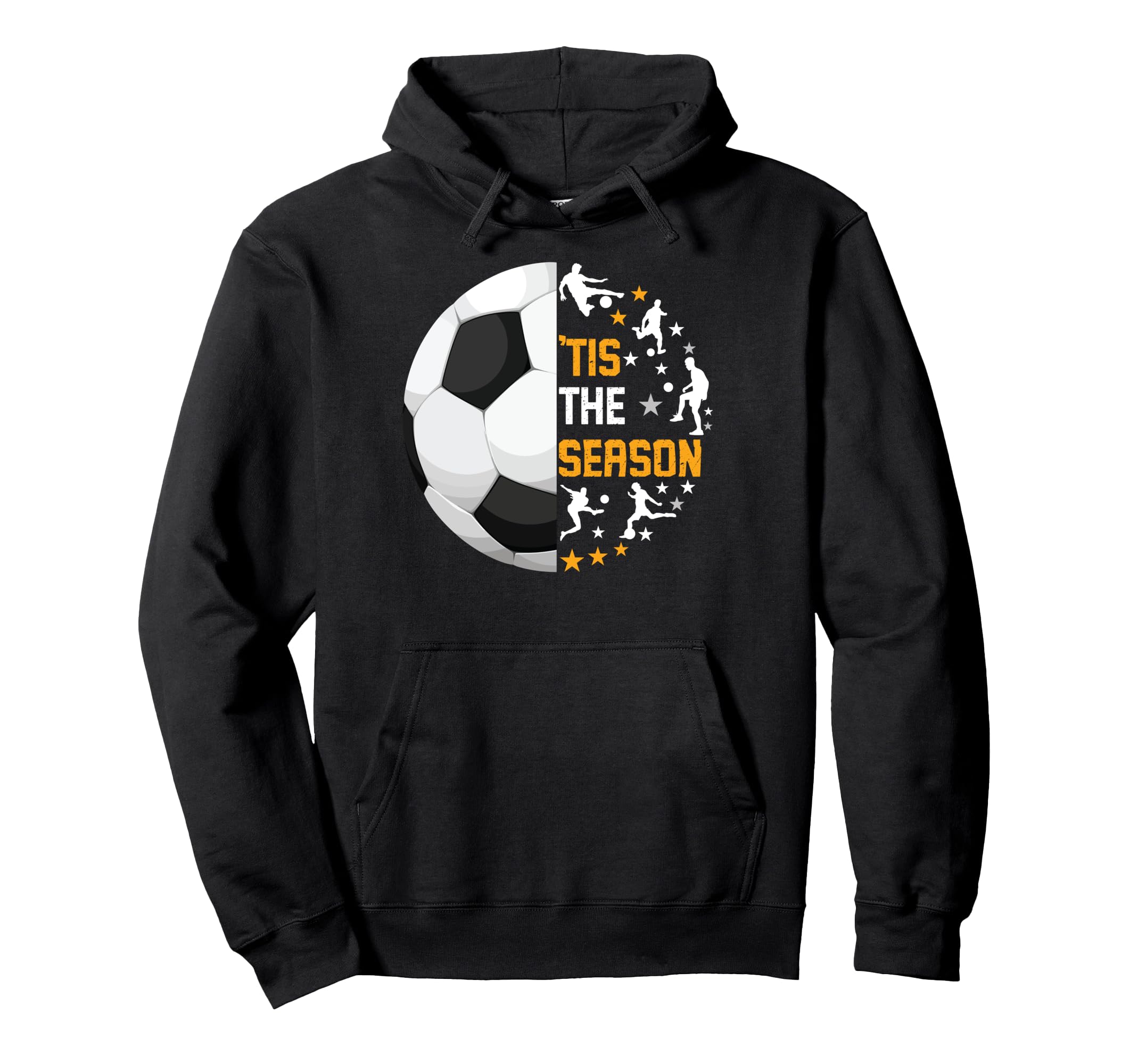 Funny Tis Season Soccer Hoodie - Minimalist Print for Adults - T-Shirt, Sweatshirt, Hoodie