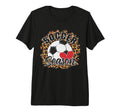 Soccer Season Leopard Heart Sport T-Shirt - Casual Everyday Wear Men Women - T-Shirt, Sweatshirt, Hoodie