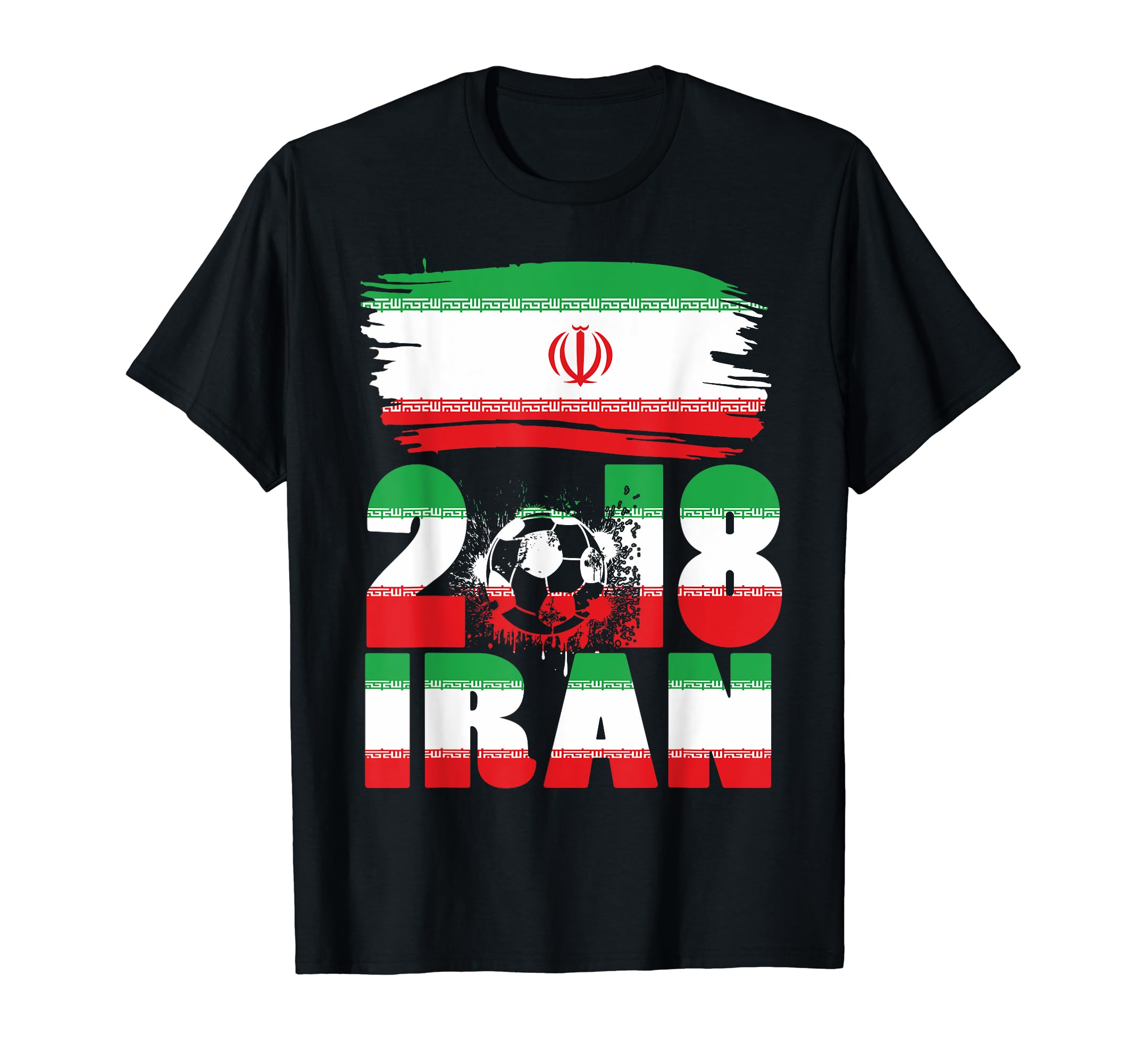 Iran Flag Ira Soccer Football 2018 T-Shirt - Aesthetic Graphic for Adults - T-Shirt, Sweatshirt, Hoodie