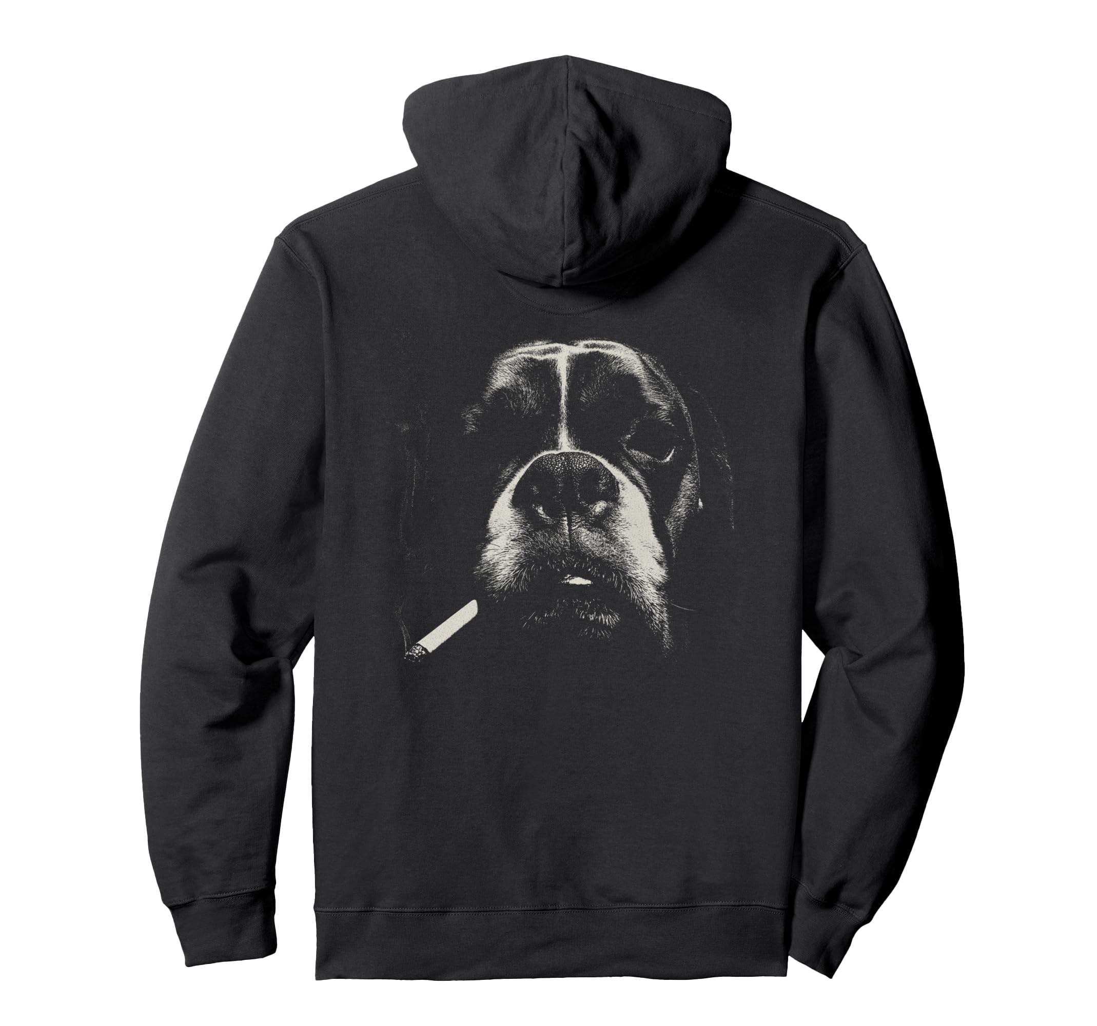Boxer Smoking Cigarette Grunge Meme 90S Art Hoodie - Graphic Print Unisex - T-Shirt, Sweatshirt, Hoodie