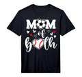 Mom Both Heart Soccer Baseball Sports Mom T-Shirt - Graphic Print Unisex - T-Shirt, Sweatshirt, Hoodie