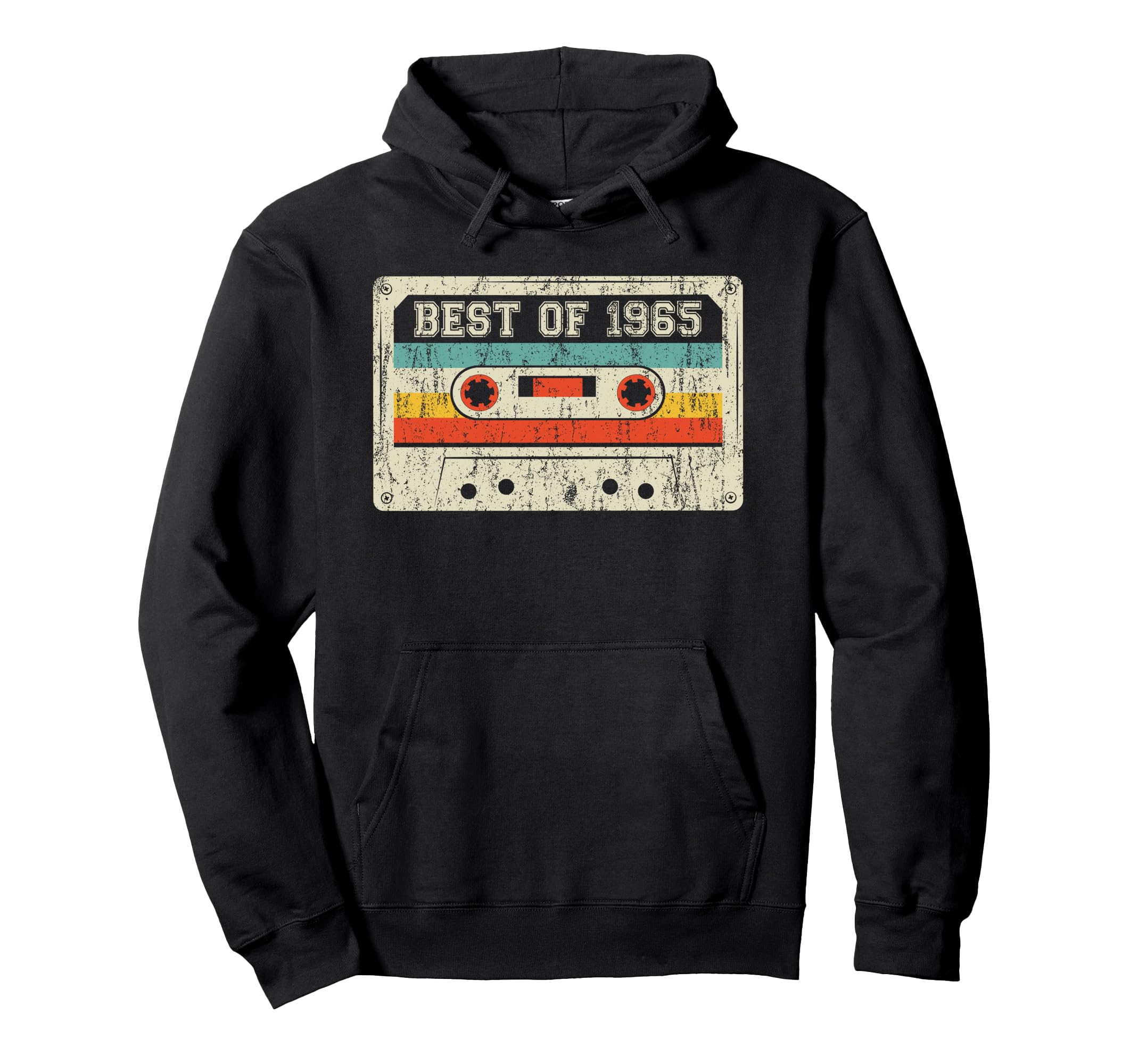 Best 1965 Birthday Yrs 1965 Cassette Hoodie - Fun Novelty Design Unisex - T-Shirt, Sweatshirt, Hoodie