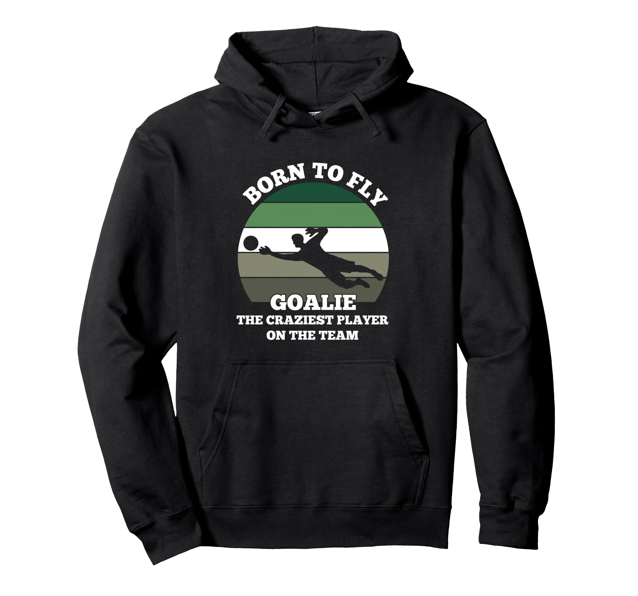Soccer Player Goalie Fly Hoodie - Casual Everyday Wear Unisex - T-Shirt, Sweatshirt, Hoodie