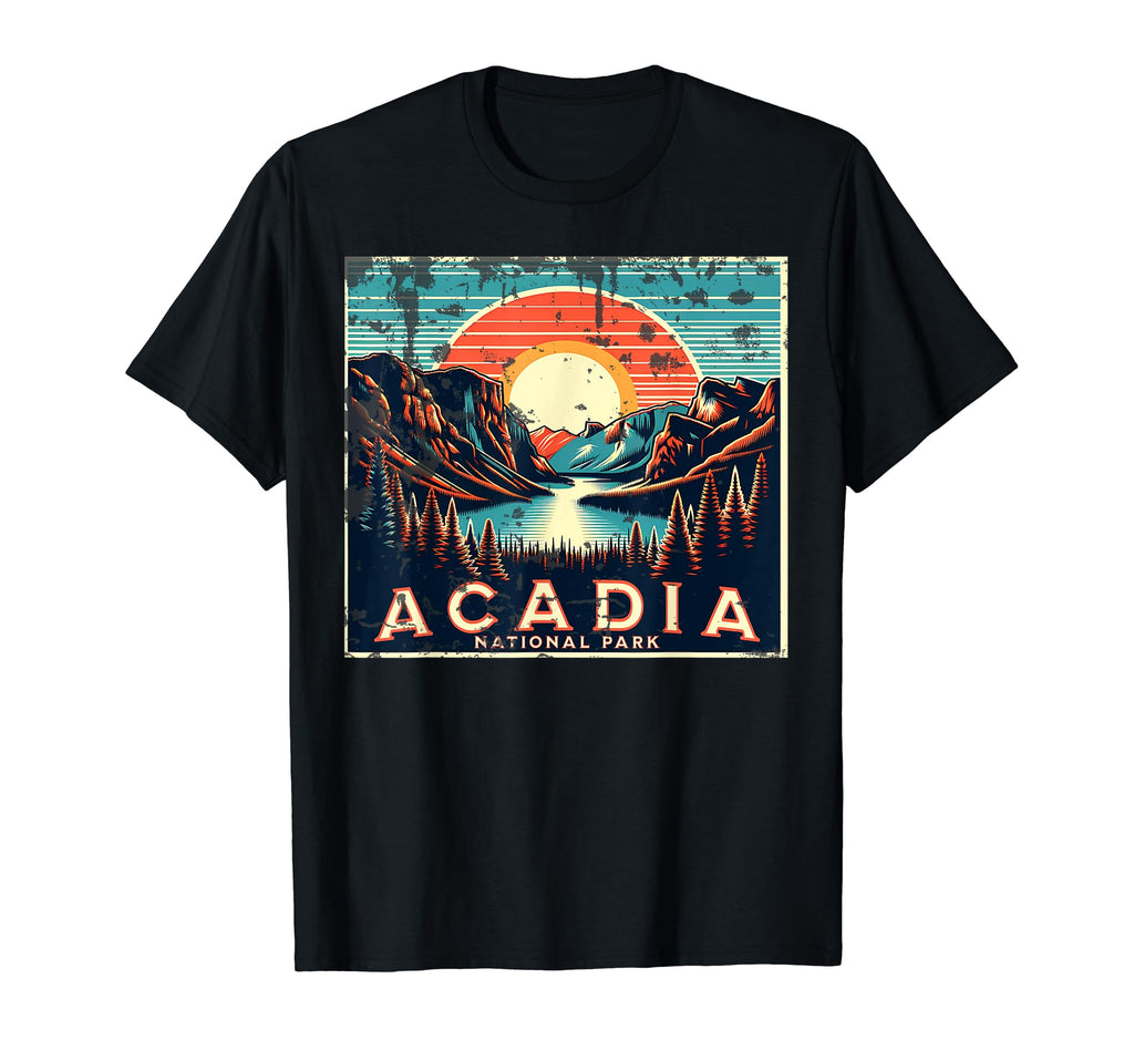 Acadia National Park Maine Usa Outdoor Hoodie - Trendy Graphic Unisex - T-Shirt, Sweatshirt, Hoodie