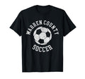 Warren County Soccer Distressed 90S T-Shirt - Fun Novelty Design Unisex - T-Shirt, Sweatshirt, Hoodie