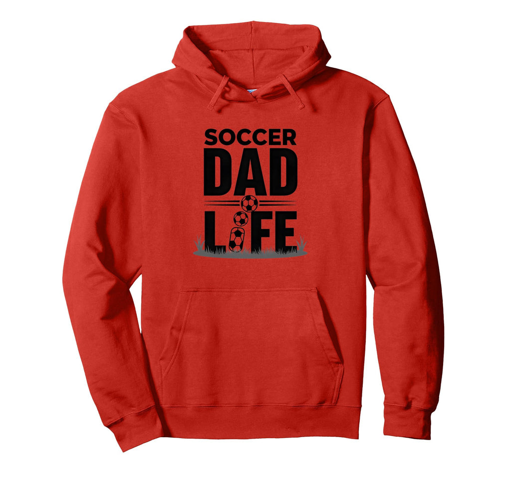 Soccer Dad Life Proud Sideline Hoodie - Custom Art Print for Adults - T-Shirt, Sweatshirt, Hoodie