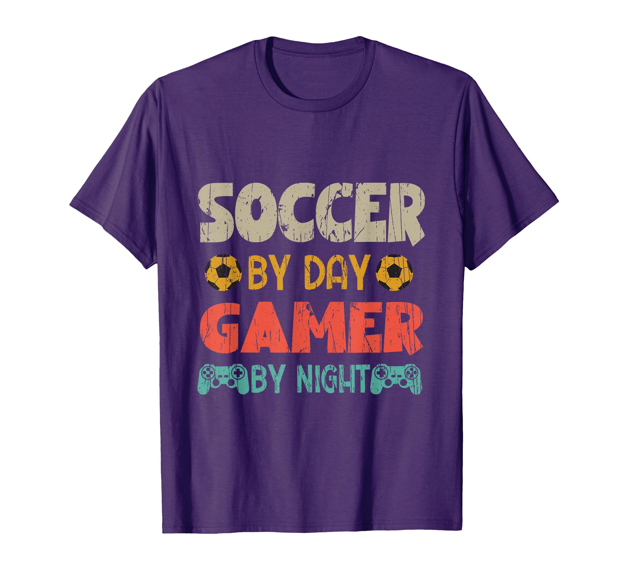 Funny Soccer Day Gamer Night Gamer T-Shirt - Unique Graphic Unisex - T-Shirt, Sweatshirt, Hoodie