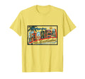 Greetings From Florida Postcard Souvenir Hoodie - Streetwear Style Unisex - T-Shirt, Sweatshirt, Hoodie