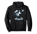 Dabbing Soccer Ball Funny Sports Hoodie - Fun Novelty Design Men Women - T-Shirt, Sweatshirt, Hoodie
