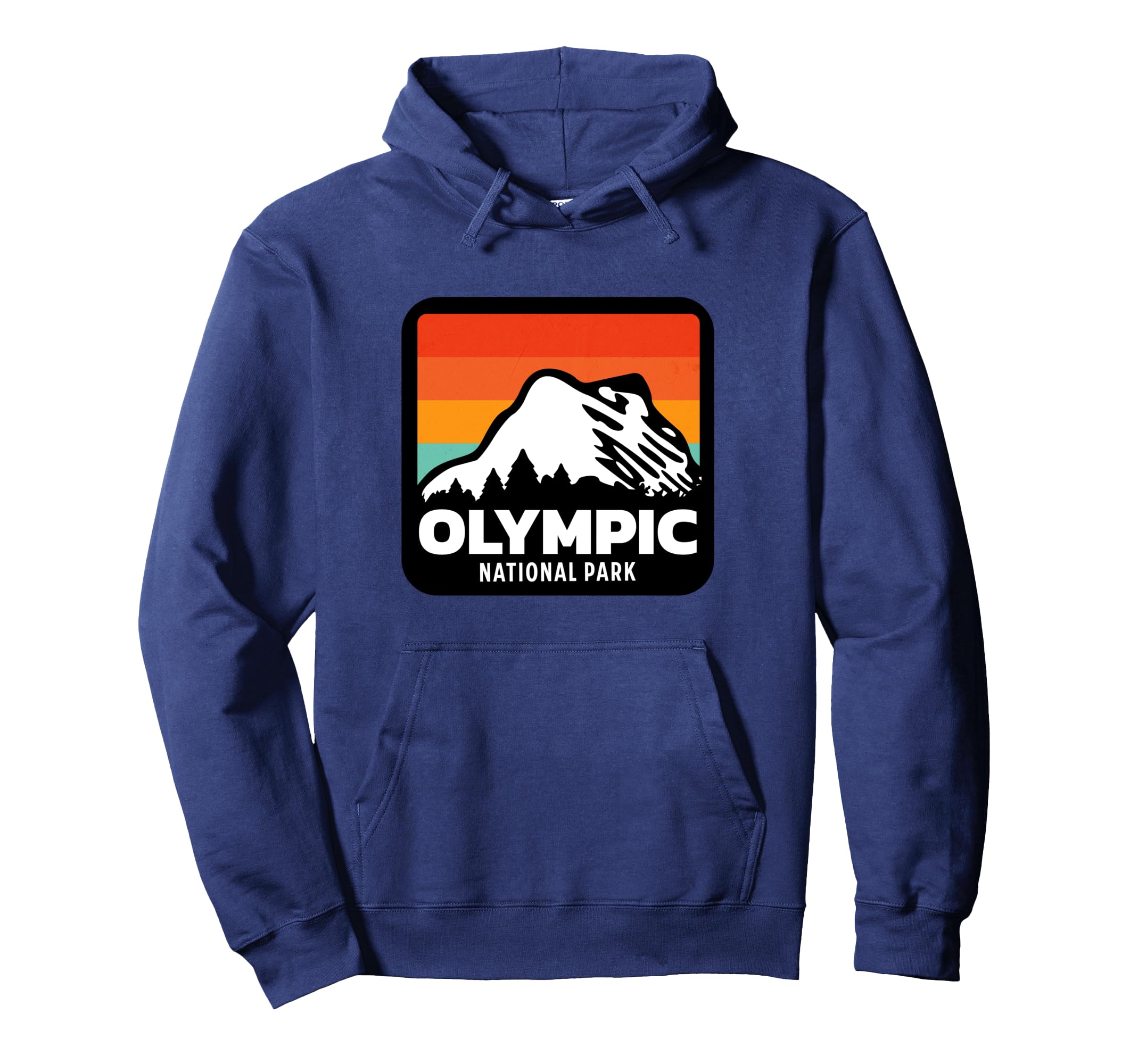 Olympic National Park Washington Hoodie - Streetwear Style for Adults - T-Shirt, Sweatshirt, Hoodie