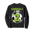 2 Year Old Birthday Soccer Themed 2Ndb Sweatshirt - Novelty Apparel Unisex - T-Shirt, Sweatshirt, Hoodie