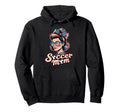 Patriotic Soccer Mom American Hoodie - Casual Everyday Wear for Adults - T-Shirt, Sweatshirt, Hoodie