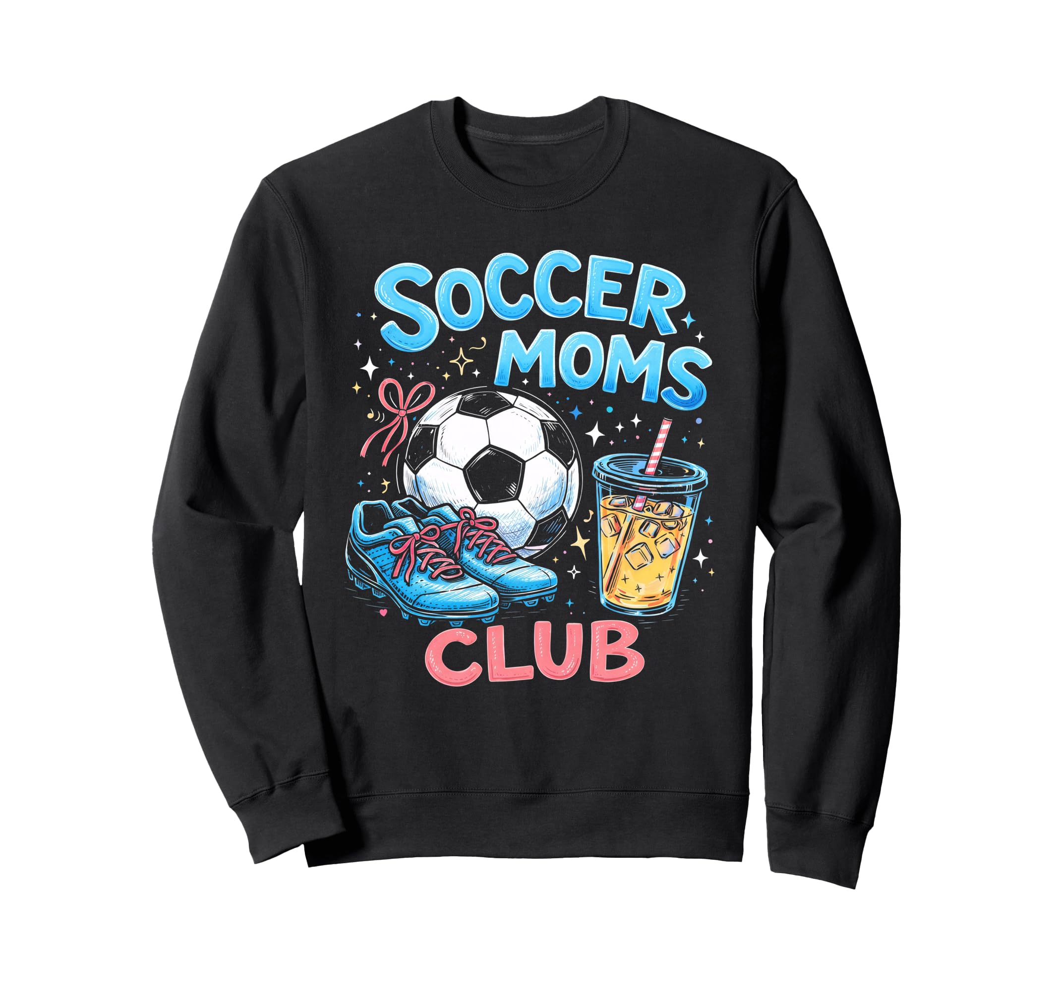 Coquette Soccer Moms Club Gameday Soccer Sweatshirt - Graphic Print Unisex - T-Shirt, Sweatshirt, Hoodie