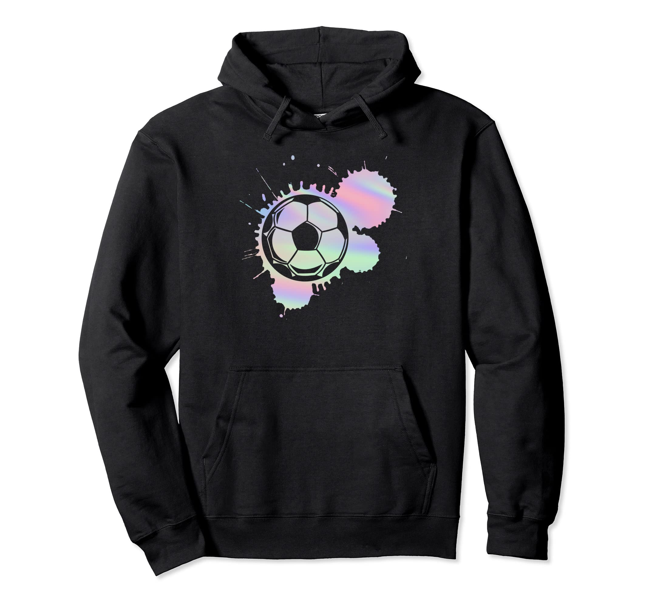 Soccer Sports Soccer Pastel Hoodie - Custom Art Print Men Women - T-Shirt, Sweatshirt, Hoodie