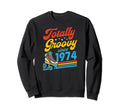 Totally Groovy Since 1974 Roller Sweatshirt - Aesthetic Graphic Unisex - T-Shirt, Sweatshirt, Hoodie