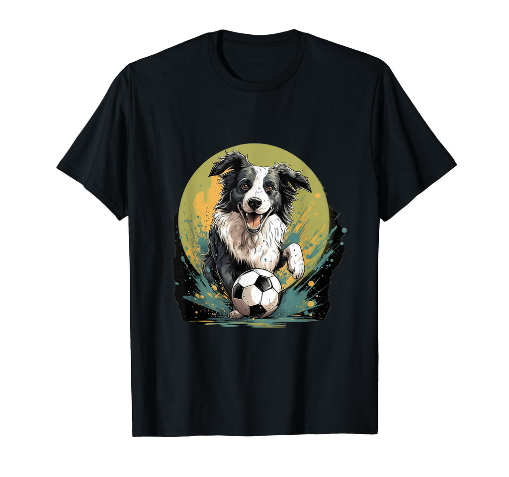 Border Collie Soccer Border Collie T-Shirt - Unique Graphic Men Women - T-Shirt, Sweatshirt, Hoodie