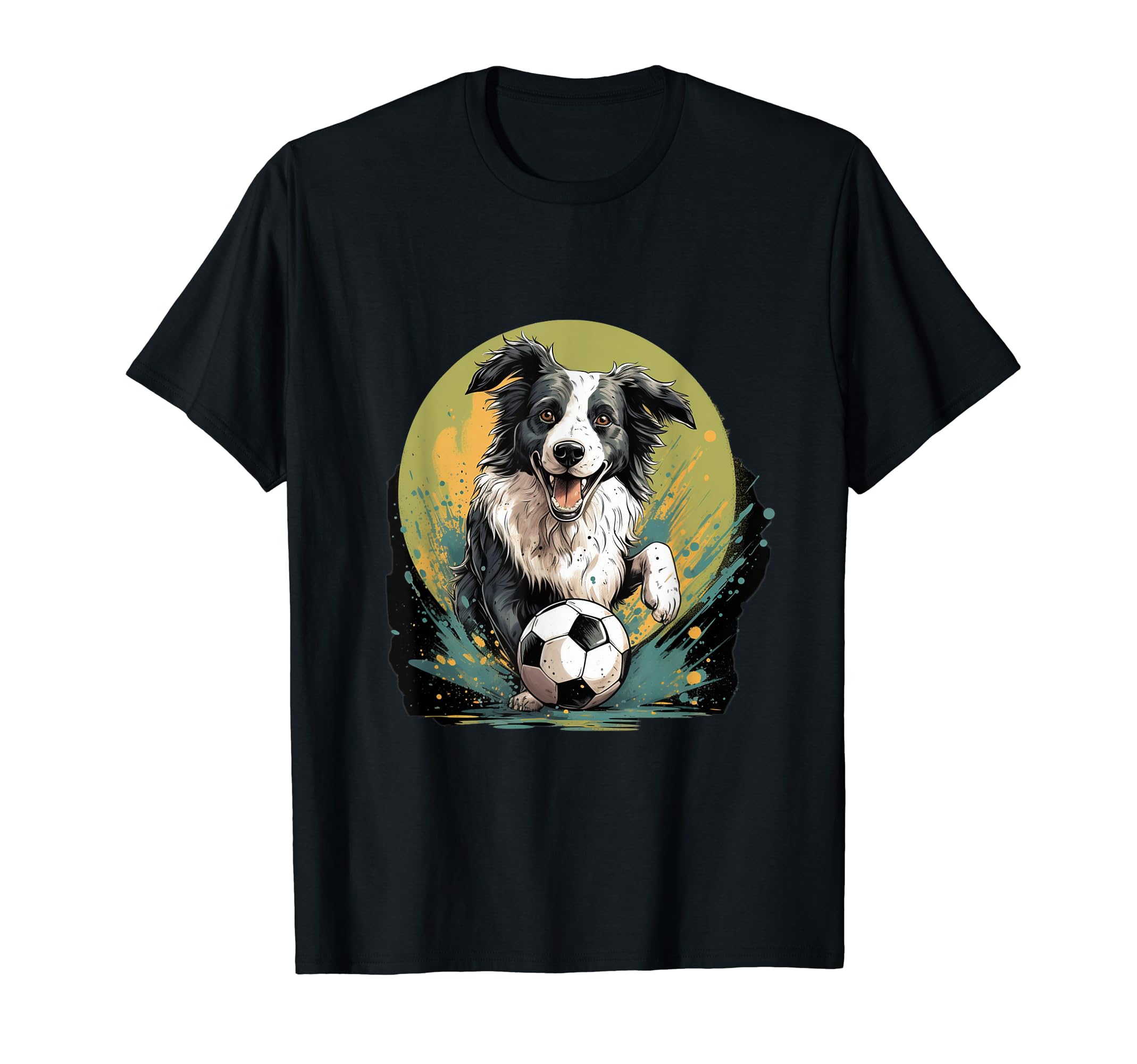 Border Collie Soccer Border Collie T-Shirt - Unique Graphic Men Women - T-Shirt, Sweatshirt, Hoodie