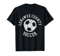 Lenawee County Soccer Distressed 90S T-Shirt - Trendy Graphic Unisex - T-Shirt, Sweatshirt, Hoodie