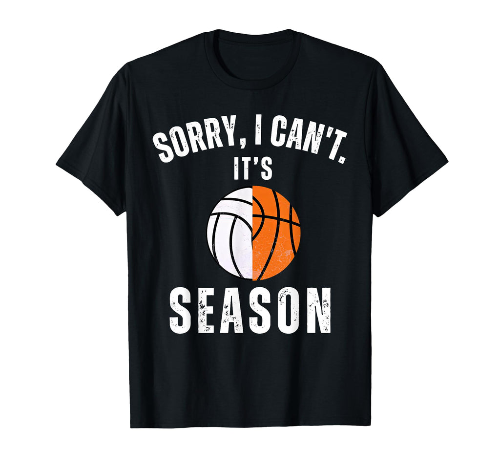 Mom Both Sorry I Cant Its Basketball T-Shirt - Minimalist Print for Adults - T-Shirt, Sweatshirt, Hoodie
