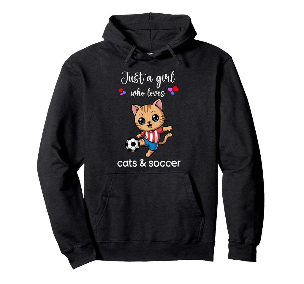 Cat Soccer Cat Soccer Hoodie - Custom Art Print Unisex - T-Shirt, Sweatshirt, Hoodie