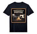 Christian Soccer Created Purpose T-Shirt - Graphic Print for Adults - T-Shirt, Sweatshirt, Hoodie