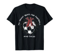 My Heart Beats Football And Tacos Soccer T-Shirt - Custom Art Print Unisex - T-Shirt, Sweatshirt, Hoodie