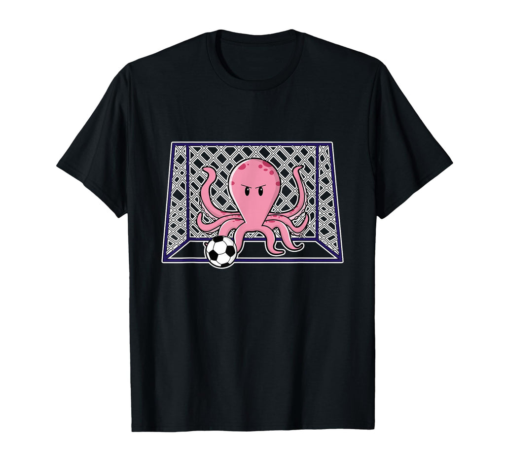 Octopus Goalkeeper Soccer Sports T-Shirt - Casual Everyday Wear Unisex - T-Shirt, Sweatshirt, Hoodie