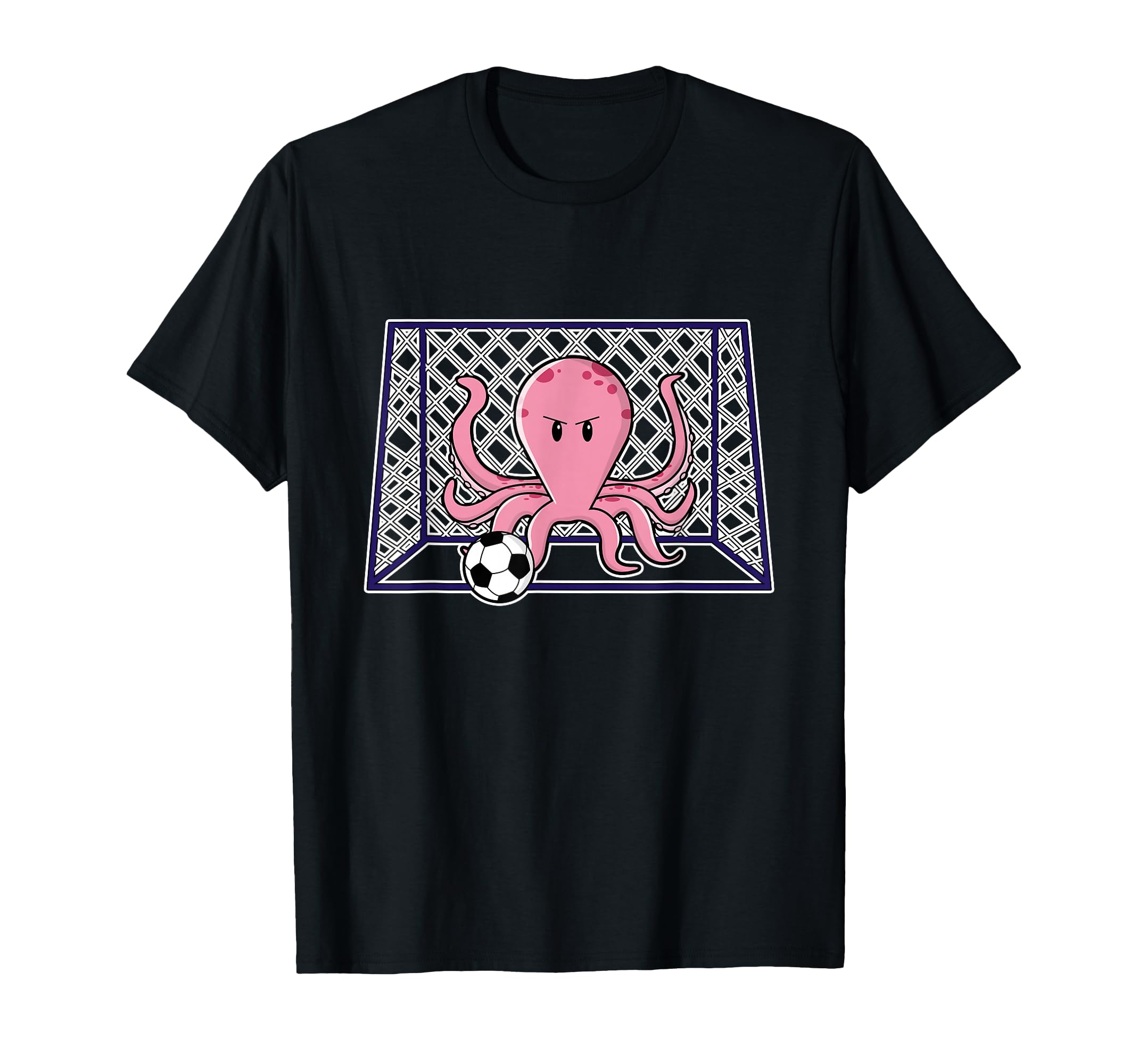 Octopus Goalkeeper Soccer Sports T-Shirt - Casual Everyday Wear Unisex - T-Shirt, Sweatshirt, Hoodie