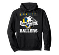 House Divided I Only Raise Ballers Hoodie - Unique Graphic Men Women - T-Shirt, Sweatshirt, Hoodie