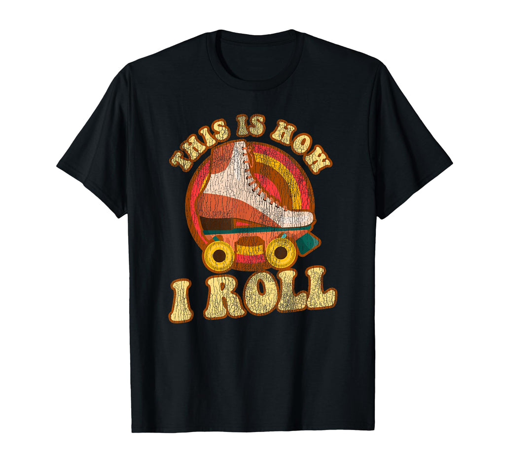 Roller Skating Skate 1970S T-Shirt - Aesthetic Graphic Men Women - T-Shirt, Sweatshirt, Hoodie