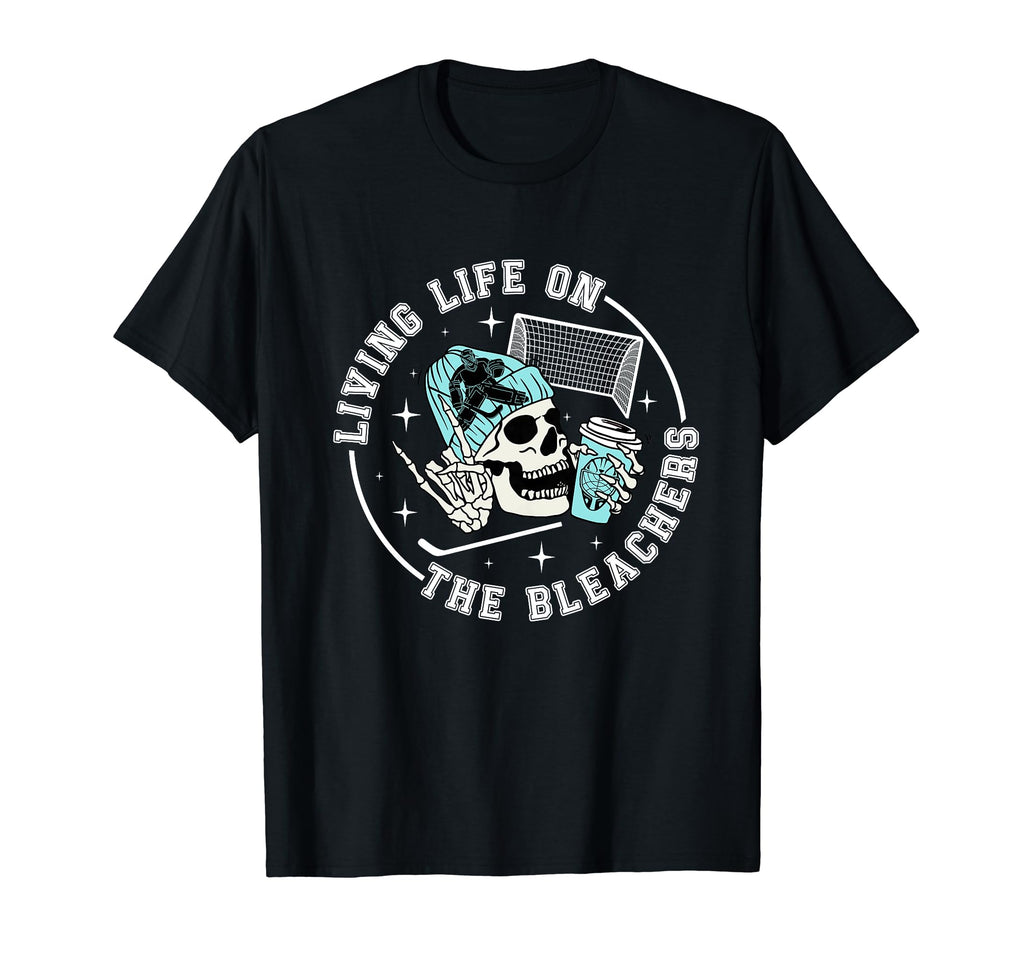 Bleachers Hockey Keeper Mom Hockey T-Shirt - Minimalist Print for Adults - T-Shirt, Sweatshirt, Hoodie